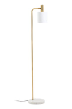 White Marble and Gold Floor Lamp | Newton