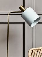 White Marble and Gold Floor Lamp | Newton