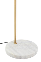 White Marble and Gold Floor Lamp | Newton