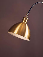 Gold Finish Metal Shade Floor Lamp | Newton