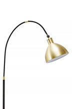 Gold Finish Metal Shade Floor Lamp | Newton