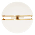 Brushed Brass Ball Wall Light | Abira