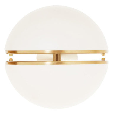 Brushed Brass Ball Wall Light | Abira