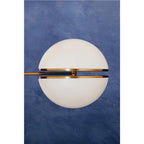 Brushed Brass Ball Wall Light | Abira