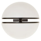 Matt Black Ball Wall Light | Abira