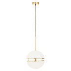 Brushed Brass Pendant Light | Abira