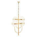 Four Ball Brass Pendant Light | Abira