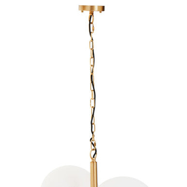 Four Ball Brass Pendant Light | Abira