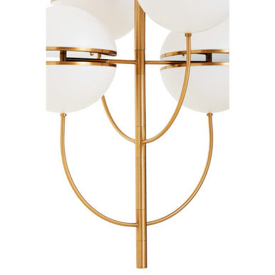 Four Ball Brass Pendant Light | Abira