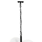 Four Ball Matt Black Pendant Light | Abira