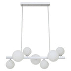 Chrome Finish 7 Light  Statement Pendant Light | Abira