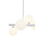 Chrome Finish 7 Light  Statement Pendant Light | Abira