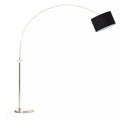 Satin Nickel Finish Metal Floor Lamp | Hubert