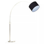 Satin Nickel Finish Metal Floor Lamp | Hubert