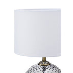 Grey Glass Table Lamp | Noa