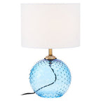 Blue Glass Table Lamp | Noa