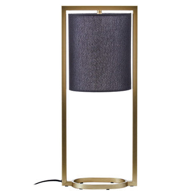 Black Shade with Gold Finish Metal Frame Table Lamp | Lara