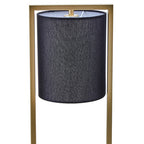 Black Shade with Gold Finish Metal Frame Table Lamp | Lara