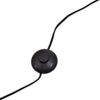 Brushed Brass Floor Lamp with Black Marble Base | Murdoch