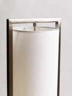 Atkins Nickel Finish Table Lamp