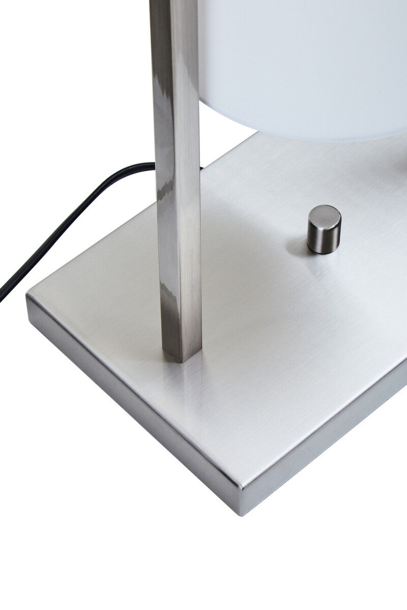 Atkins Nickel Finish Table Lamp