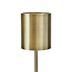 Brushed Brass Table Lamp with Black Marble Base | Palais