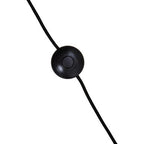 Black and Brass Finish Floor Lamp with Marble Base | Equipoise