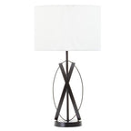 Black Cross Table Lamp | Zaina