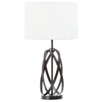 Black Cross Table Lamp | Zaina