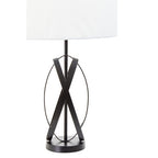 Black Cross Table Lamp | Zaina