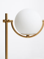 Marble And Gold Orb Table Lamp | Zalika