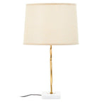 White And Gold Circles Table Lamp | Zara
