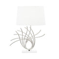 Brushed Chrome Spoke Table Lamp | Zaha