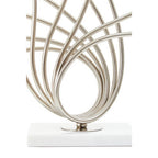 Brushed Chrome Spoke Table Lamp | Zaha