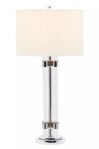 Matte Silver and Ivory Table Lamp | Eman