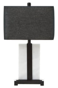 Black and White Marble Table Lamp | Elvie