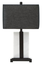 Black and White Marble Table Lamp | Elvie