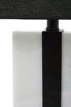 Black and White Marble Table Lamp | Elvie