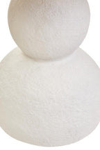 White Papier Mache Table Lamp | Carta