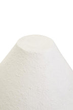White Papier Mache Table Lamp | Carta