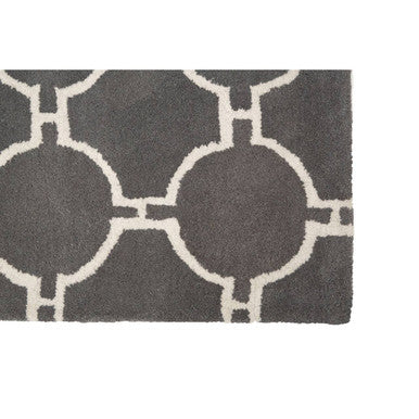 Kensington Townhouse Large Grey Hand Woven Rug | Bosie