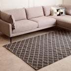 Bosie Large Diamond Lattice Rug | Kensington Townhouse