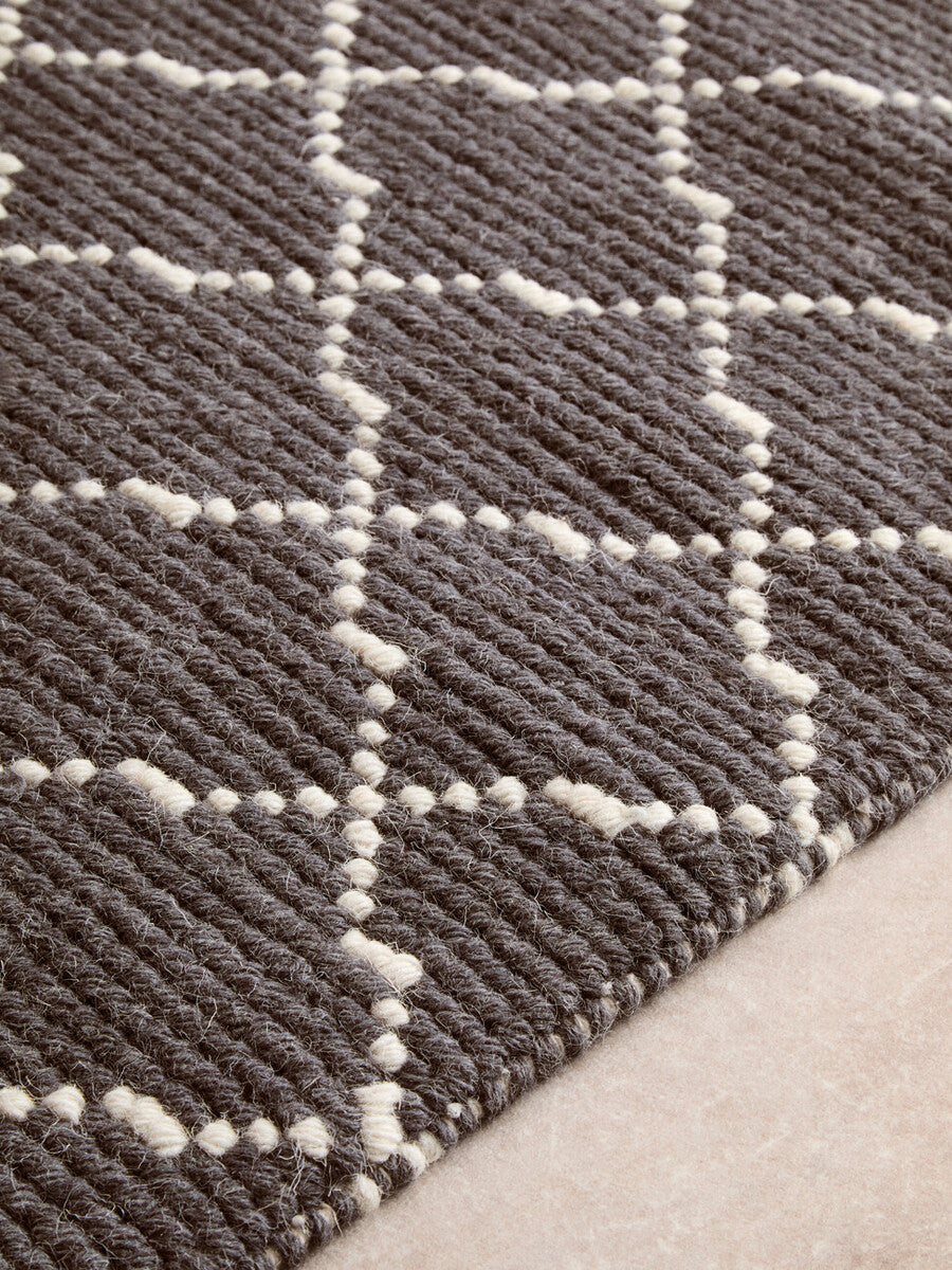 Bosie Large Diamond Lattice Rug | Kensington Townhouse