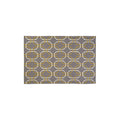 Bosie Grey White and Green Rug | Oslo