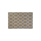 Bosie Grey White and Green Rug | Oslo
