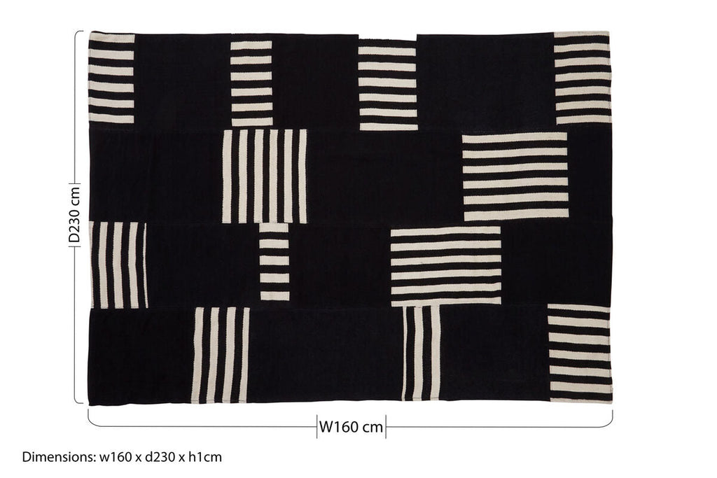 Black and White Rug | Bosie