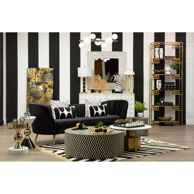 Bosie Black and White Rug | Villon