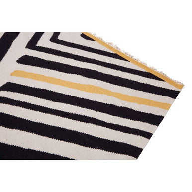Bosie Black and White Rug | Villon