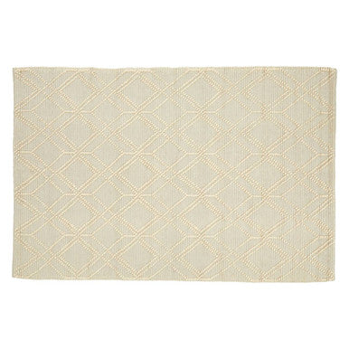 Bosie Small Geometric Ivory Rug | Jango
