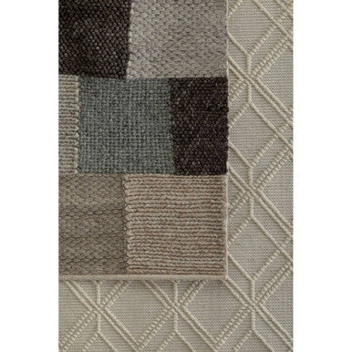Bosie Small Geometric Ivory Rug | Jango